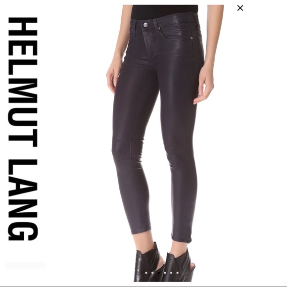 💕SALE💕 Helmut Lang Gloss Crop Skinny Jeans - Picture 4 of 8